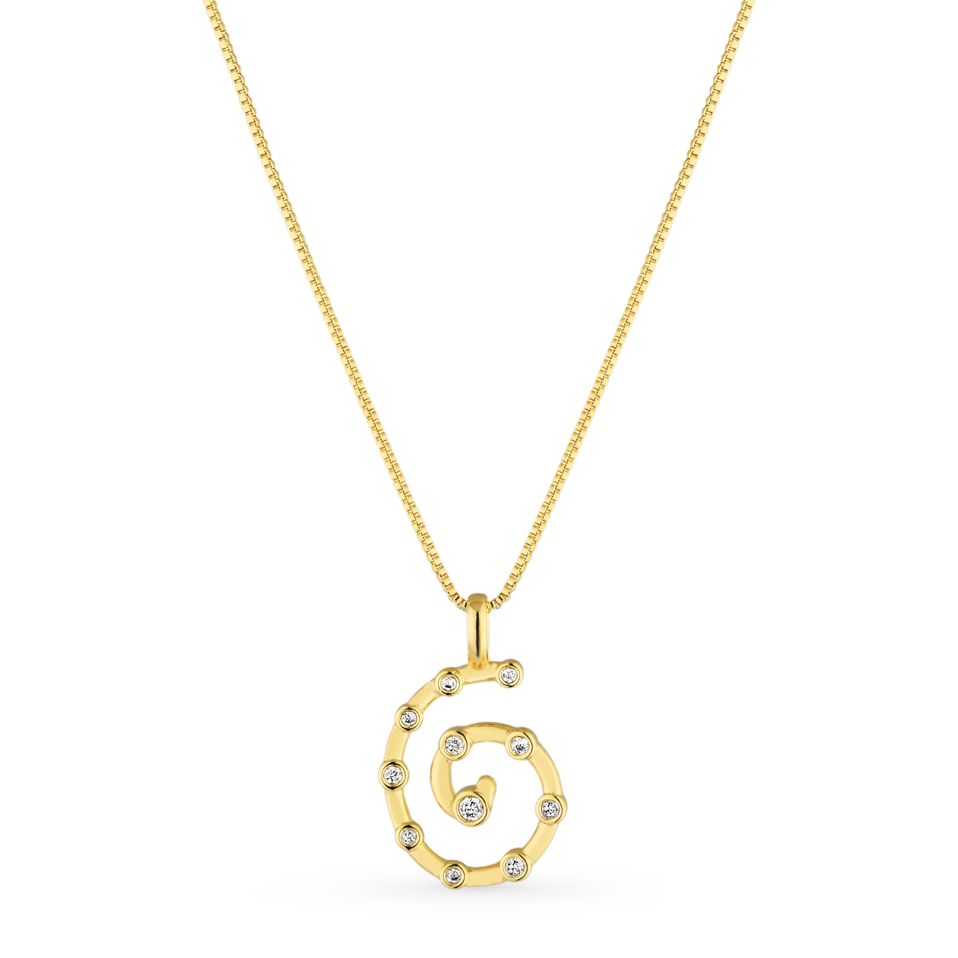 Aurea Spiral Necklace